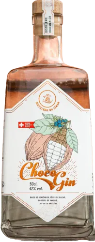 ChocoGin (Gin aux fèves de cacao torréfiées en Suisse)